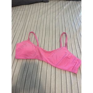 Aerie Bubblegum Pink Bikini Top Size XL